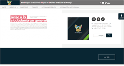 Desktop Screenshot of dif.hidalgo.gob.mx