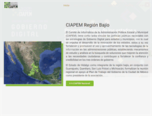 Tablet Screenshot of ciapem.hidalgo.gob.mx