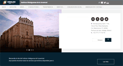 Desktop Screenshot of juventud.hidalgo.gob.mx